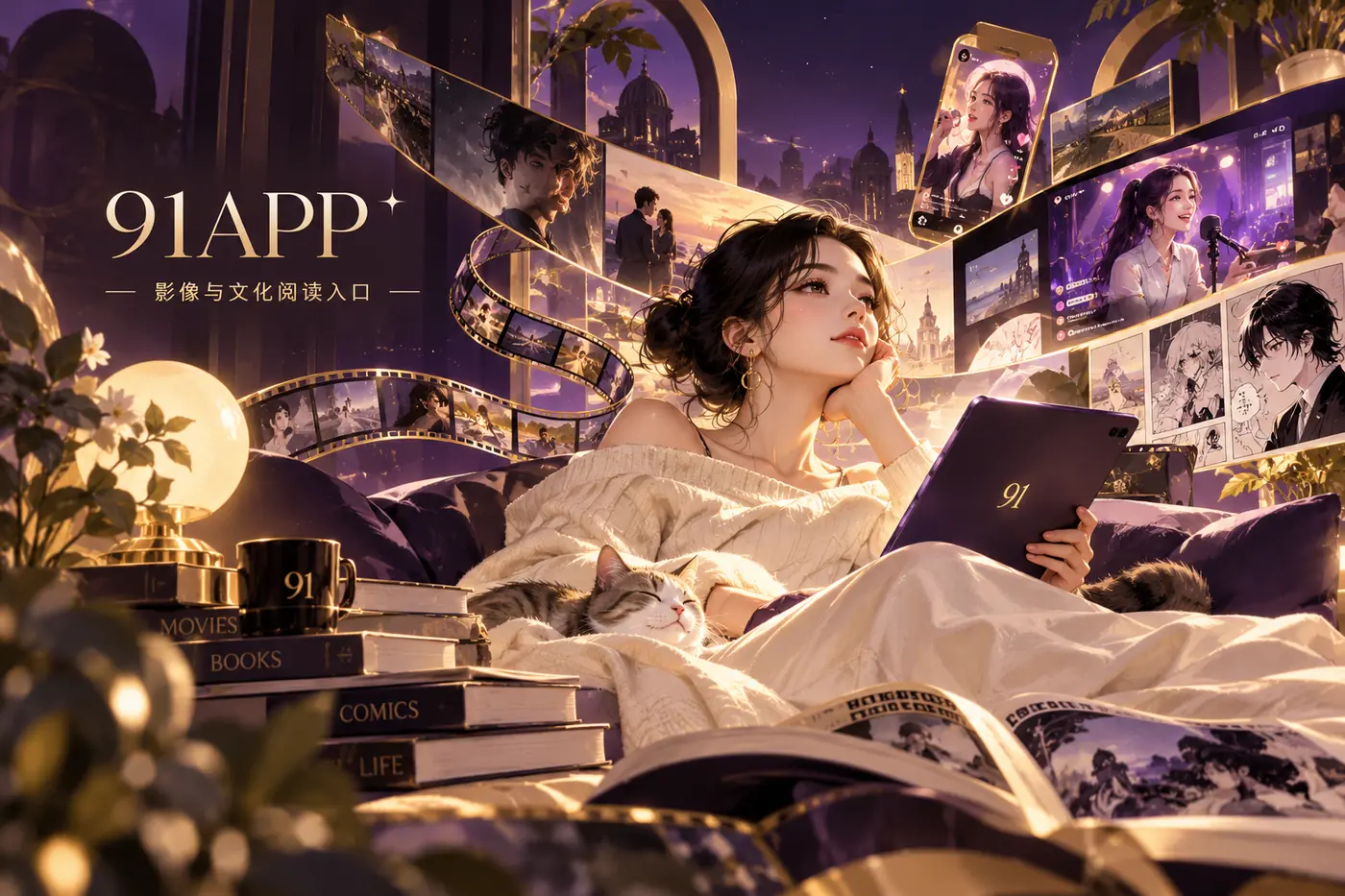 91APP影像文化首页横向视觉